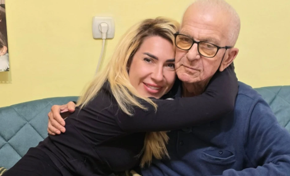 Jovana Jeremić sa ocem