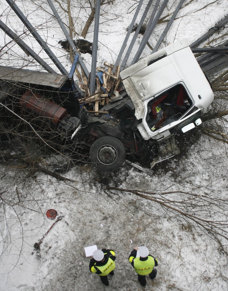 SOSNOWIEC WIADUKT WYPADEK OFIARA