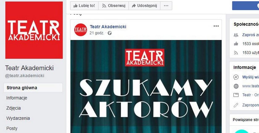 Czy dyrektor Teatru Akademickiego molestuje studentki?