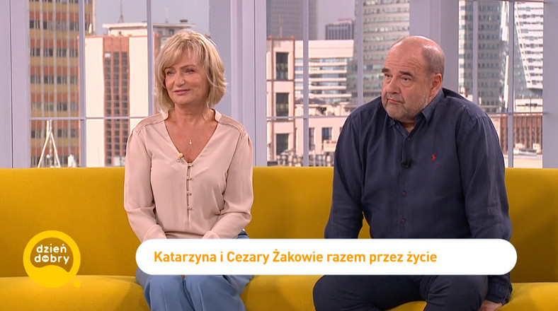 Katarzyna i Cezary Żakowie w "Dzień dobry TVN"