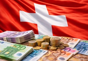 Švajcarska, evri