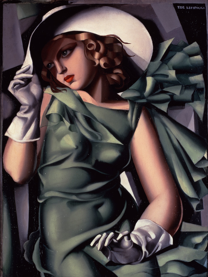 Tamara Łempicka, "Dziewczyna w rękawiczkach" ("Jeune fille aux gants", 1930)