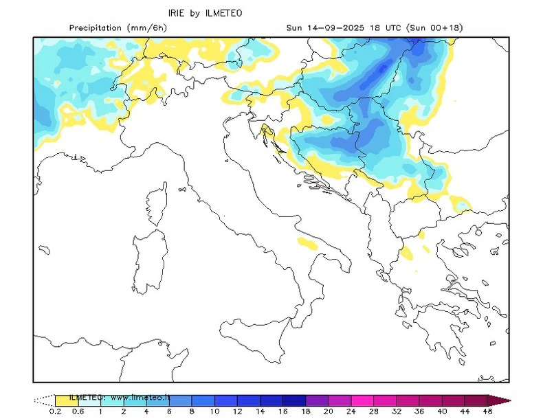 Radarski snimci nevremena danas u Srbiji