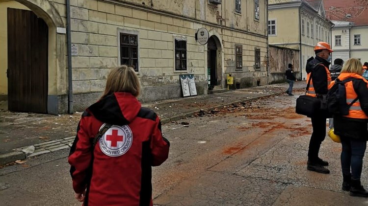 Pomoc dla poszkodowanych w wyniku trzęsienia ziemi w Chorwacji