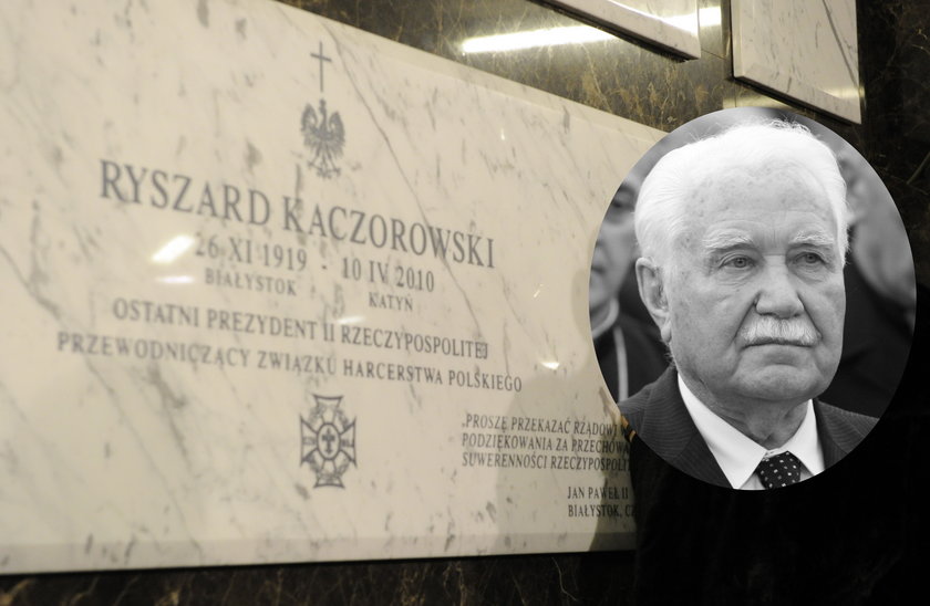 Grób Ryszarda Kaczorowskiego