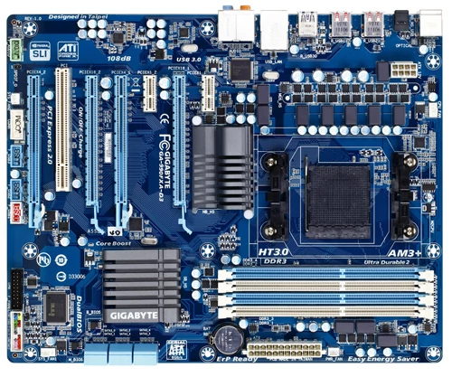 Centrum pecetowego wszechświata - płyta główna. Jej wymiana w komputerze zakupionym od producenta, może w praktyce unieważnić licencję OEM. Gigabyte.