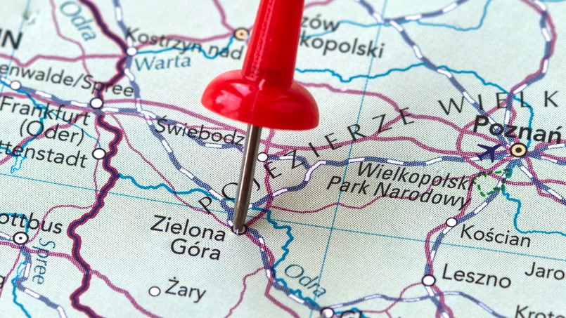Mapa Polski