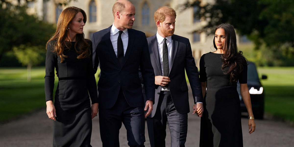 Kate Middleton, William, Harry i Meghan Markle