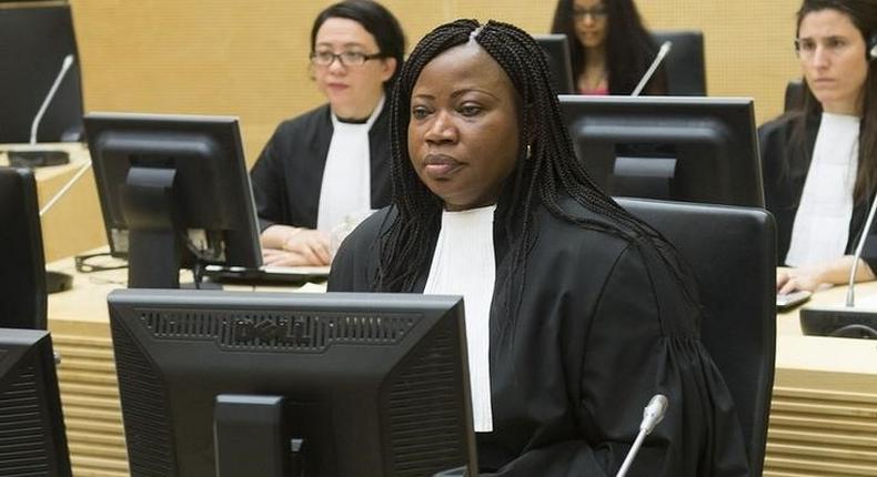 Chief Prosecutor Fatou Bensouda looks on during the case against Congolese militia leader Bosco Ntaganda (not pictured) at the International Criminal Court in The Hague, February 10, 2014. 
   REUTERS/Toussaint Kluiters/United Photos/Pool