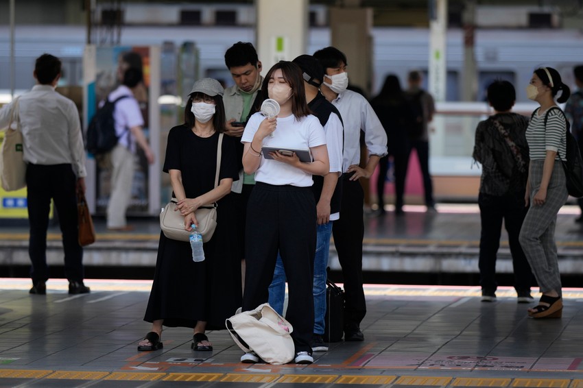 Vrućine u Japanu - Tokio