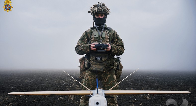 Ukraine's Typhoon drone unit says the systems are the latest countermeasure to pervasive electronic warfare on the battlefield.Typhoon drone unit/National Guard of Ukraine