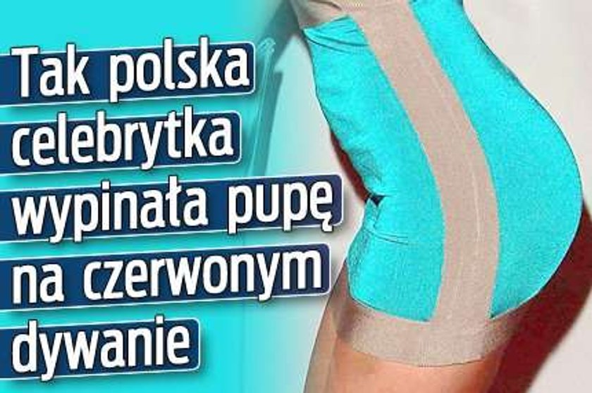 Tak polska celebrytka wypinała pupę na czerwonym dywanie