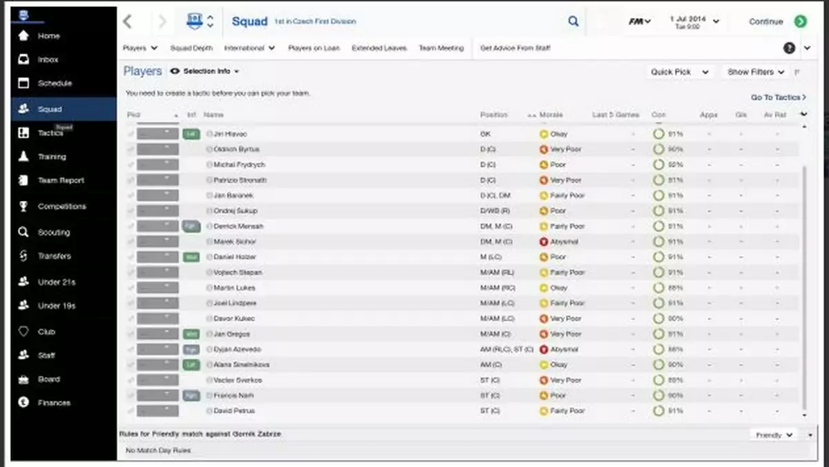 Football Manager 2015 zmieni interfejs użytkownika