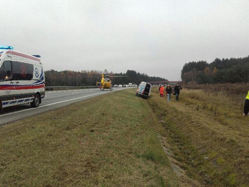 Mierzęcice: Wypadek na S1. Trzy osoby nie żyją