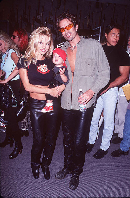 Pamela Anderson i Tommy Lee z synem Brandonem