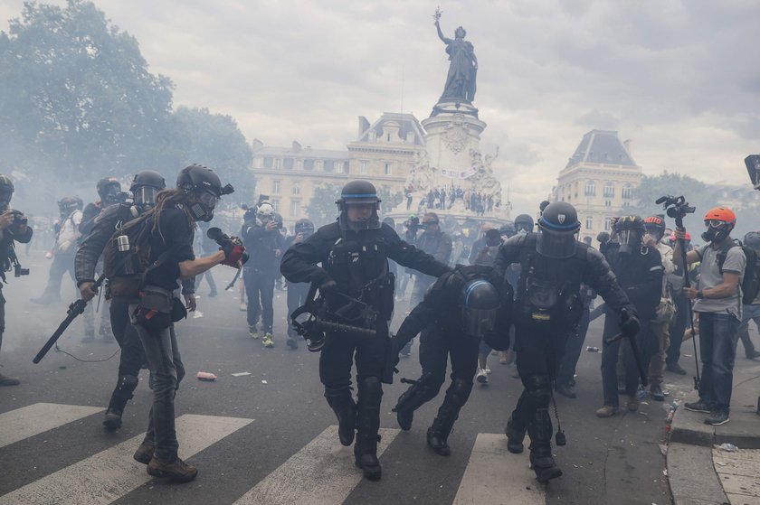 Zamieszki w Londynie i Paryżu po protestach przeciw rasizmowi