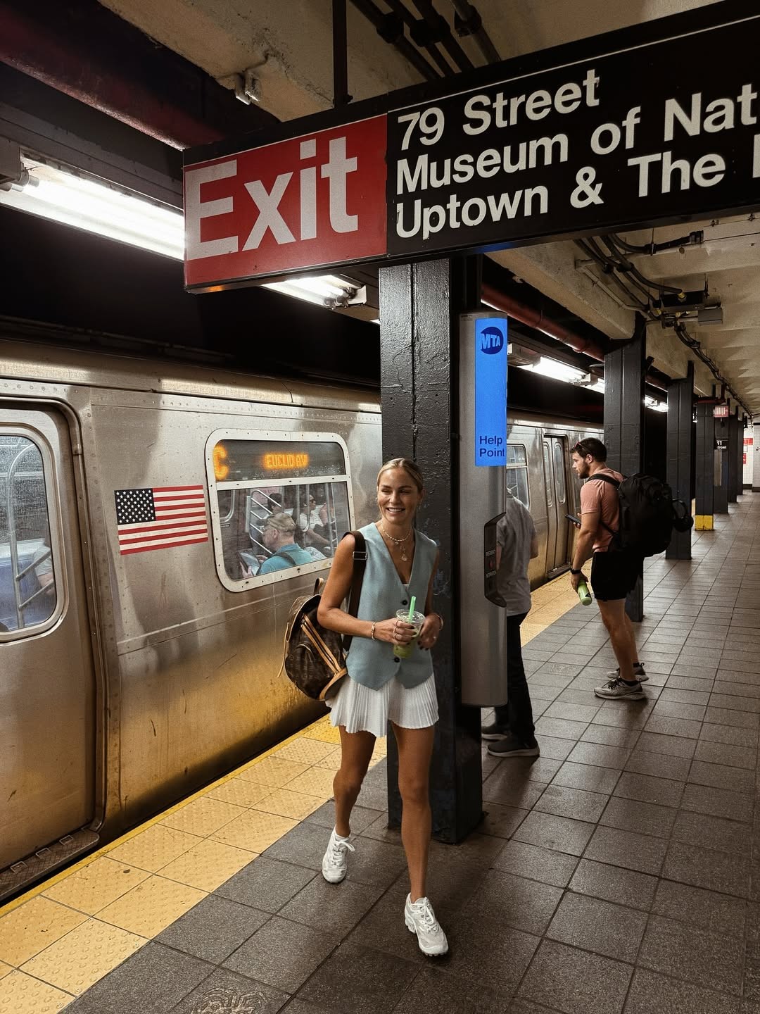 Tanečnica Ivana Gáborík s rodinkou v New Yorku.