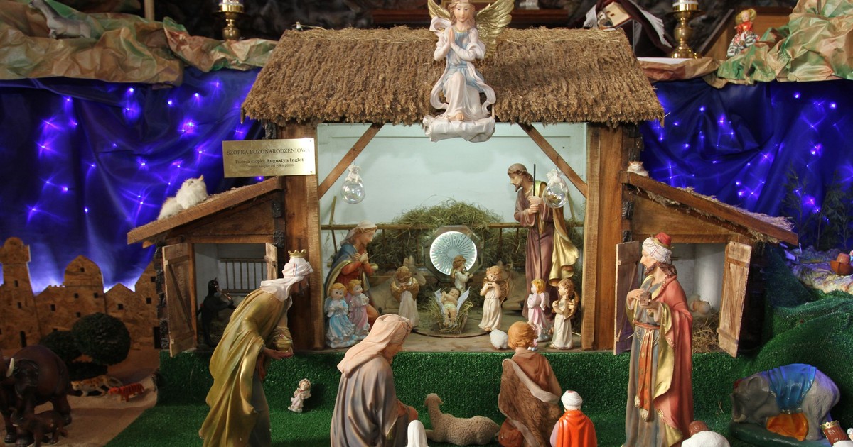 Zdjęcia szopka bożonarodzeniowa w Kielanówce na Podkarpaciu