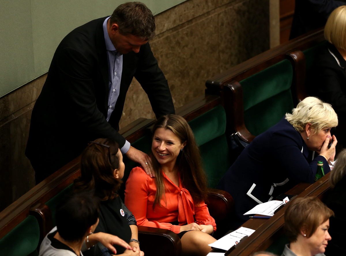 Posłanka Ewa Kołodziej w Sejmie
