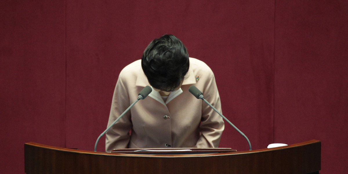 Park Geun-Hye jest prezydentem Korei Południowej od 2013 roku