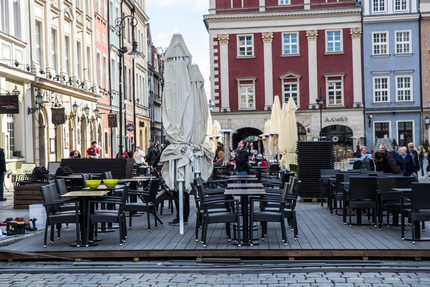 Ruszył sezon na ogródki gastronomiczne w Poznaniu