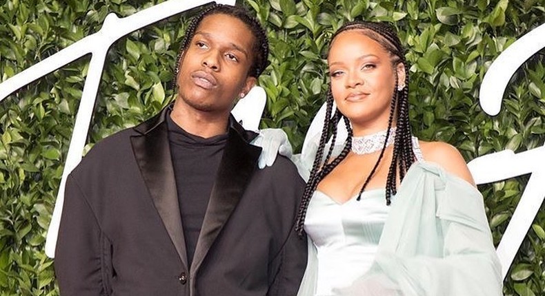 Rihanna and her boyfriend ASAP Rocky [Instagram/ASAPandRihanna]