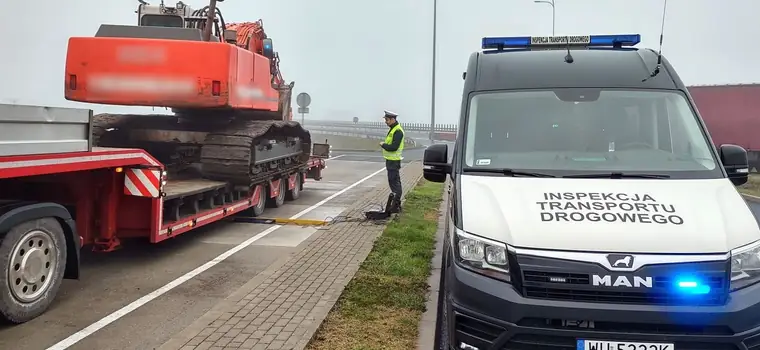 Spod kół naczepy aż się dymiło. ITD odkryła, że kierowca miał dużo więcej na sumieniu