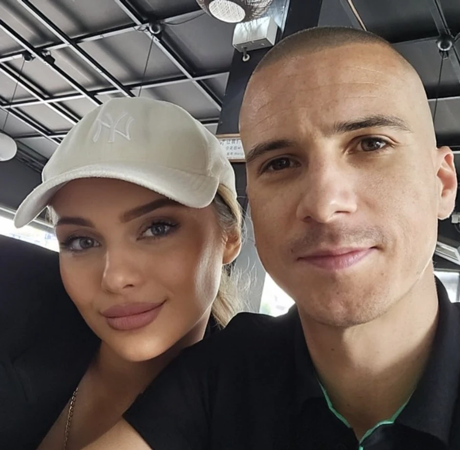 Milan Mitrović sa suprugom Bojanom