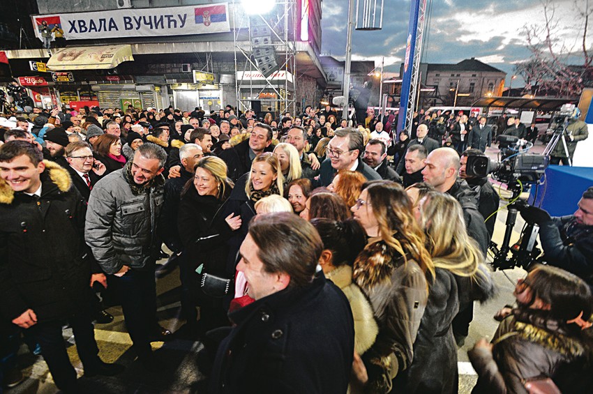 Jutka je Vučića video, ali u Kruševcu, i to s distance