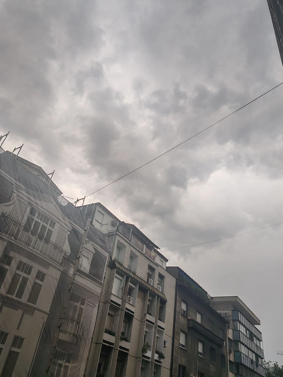 Sivi oblaci u Beogradu, sprema se nevreme