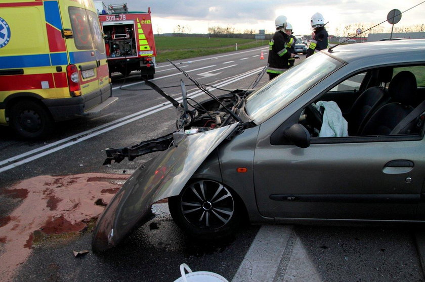 Wypadek na trasie Brzeg-Opole