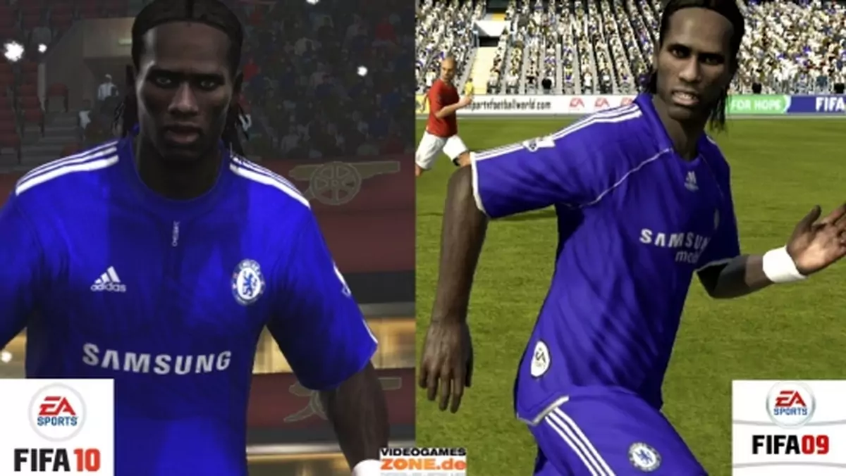 Porównanie grafiki - FIFA 9 vs FIFA 10