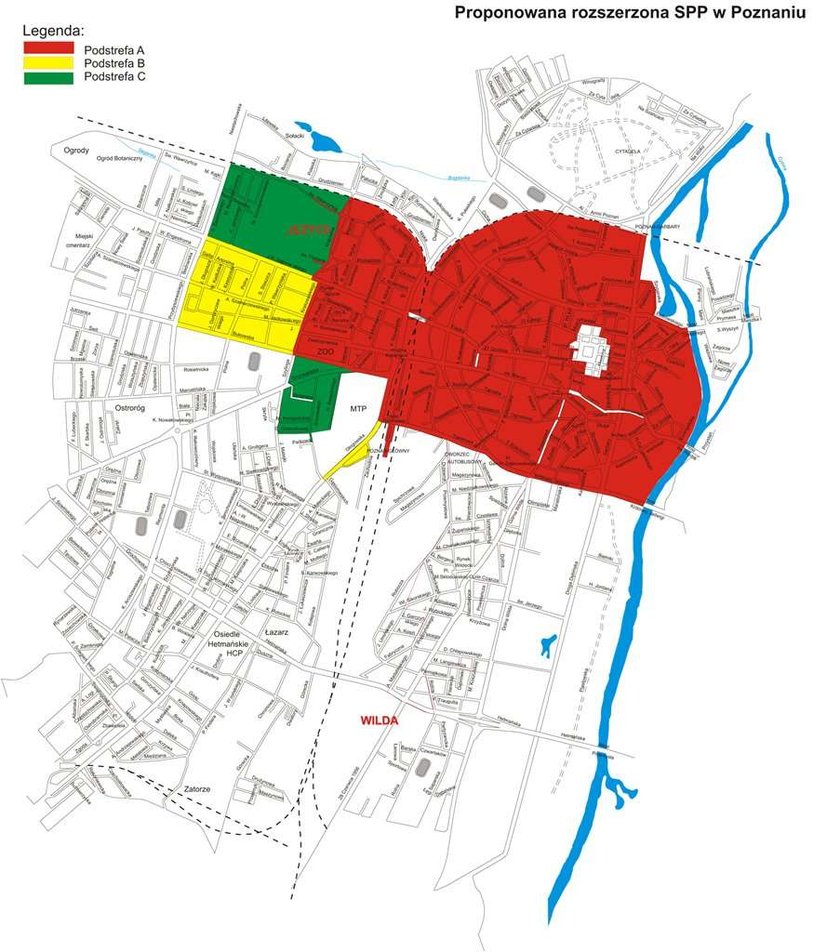 Poznań: drożej za parkowanie