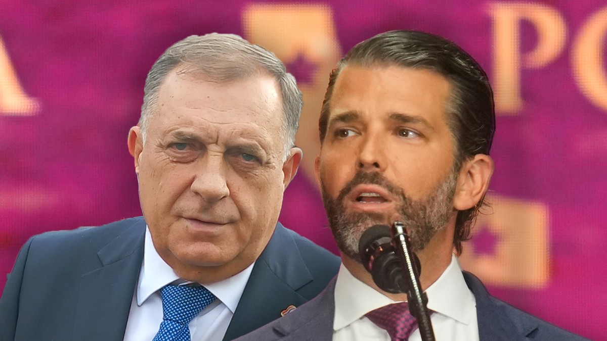 Dodik i Donald Tramp Mlađi
