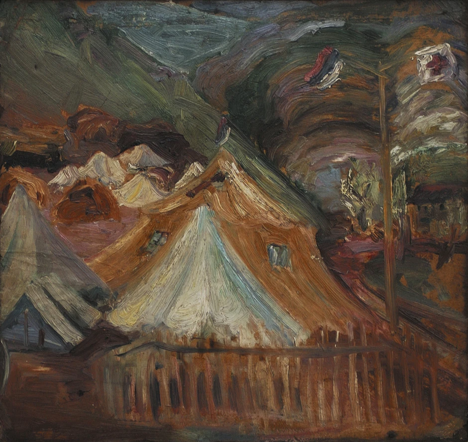 Nadežda Petrović, Valjevska bolnica, 1915, Muzej savremene umetnosti Beograd