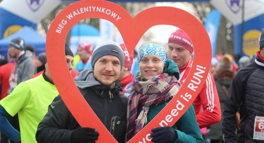 Bieg Walentynkowy to największe wydarzenie w Polsce skierowane do wszystkich zakochanych – nie tylko w bieganiu