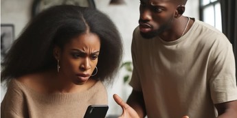 He accused her of cheating [DALL-E2024]