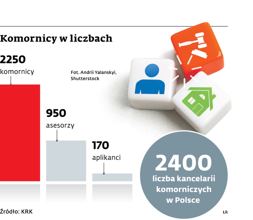 Komornicy w liczbach