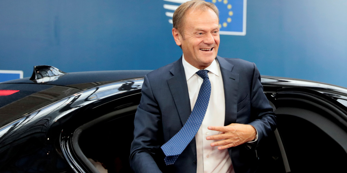 Donald Tusk, przewodniczący Platformy Obywatelskiej i szef Europejskiej Partii Ludowej. 