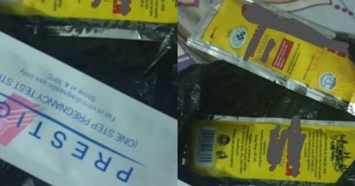 Sachets of dry gin and a pregnancy test kit found in job seeker’s