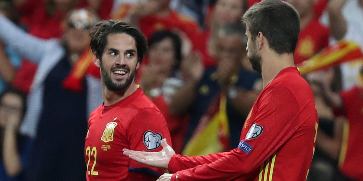 Isco i Gerard Pique