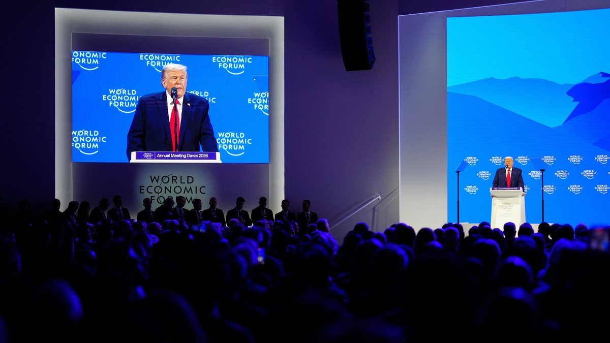 Donald Tramp u Davosu