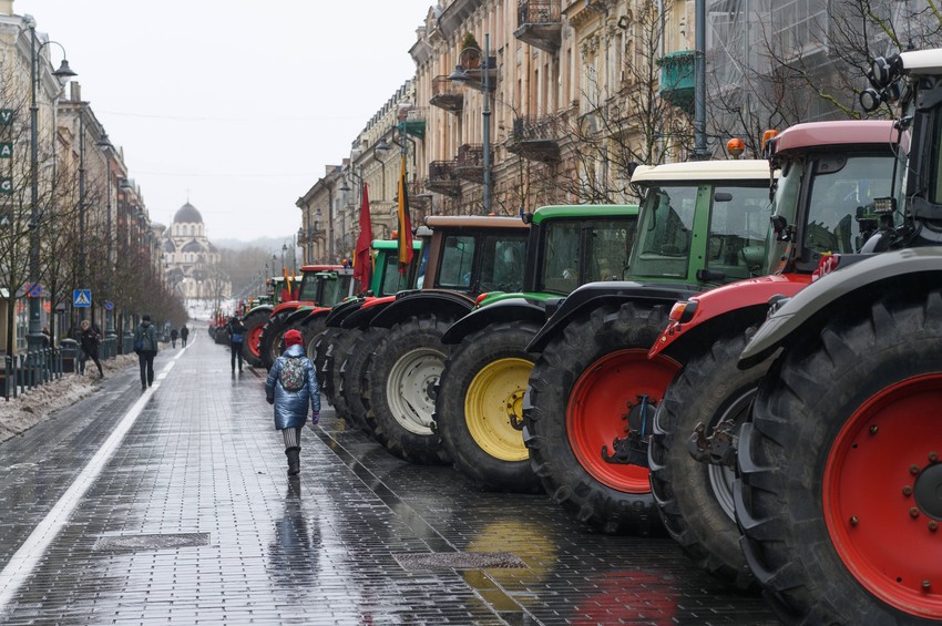 Protest poljoprivrednika u Litvaniji