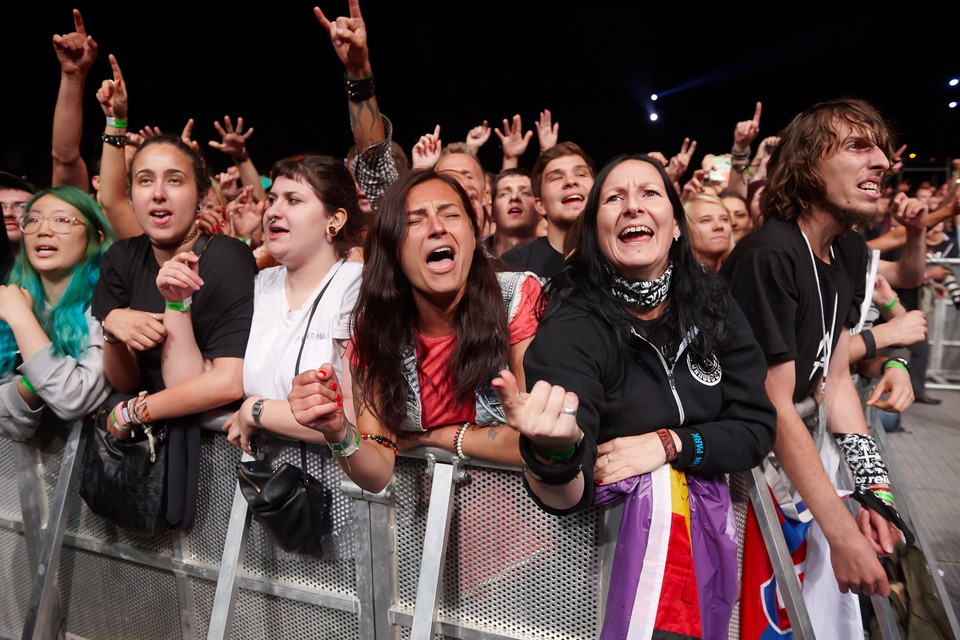 Koncert Linkin Park w Rybniku - publiiczność