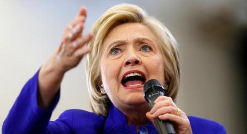 U.S. Democratic presidential candidate Hillary Clinton speaks during a campaign stop in Long Beach, California, United States June 6, 2016.