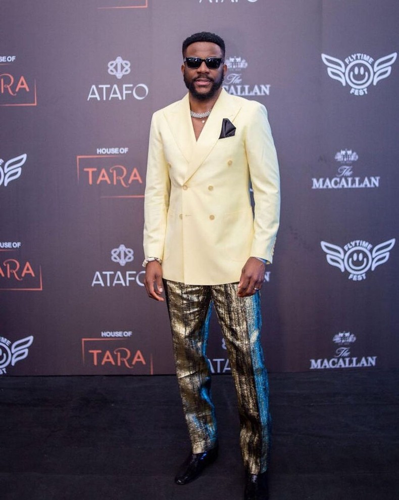 Ebuka at the showcase [instagram/emerald'sfashionblog]
