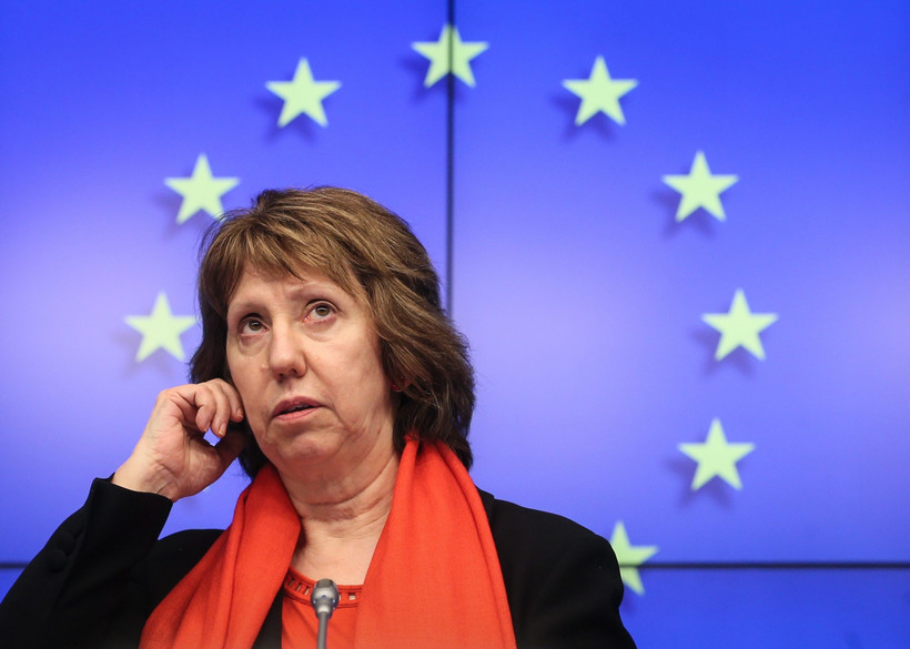 Catherine Ashton. Fot. EPA/SERGEY DOLZHENKO/PAP/EPA