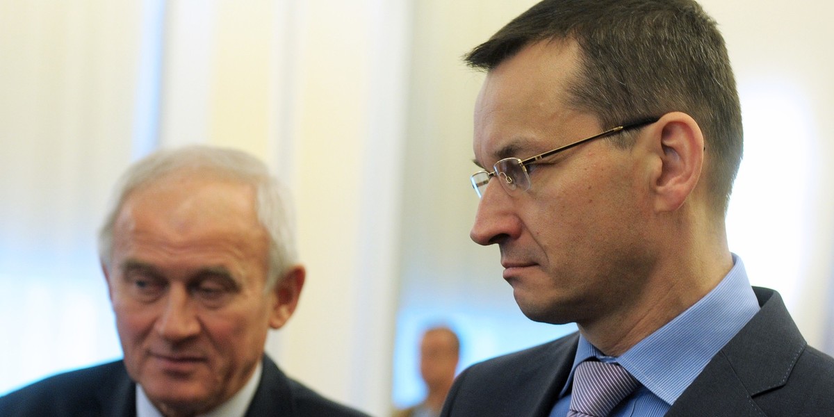 Premier Mateusz Morawiecki i minister energii Krzysztof Tchórzewski wzięli udział w konferencji poświęconej programowi przyspieszonej gazyfikacji 