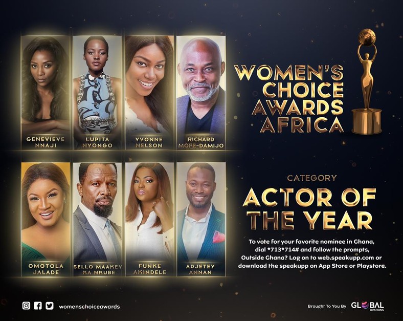 Oprah Winfrey, Wiyaala, Sarkodie, Yvonne Nelson, others nominated for Women's Choice Awards Africa 