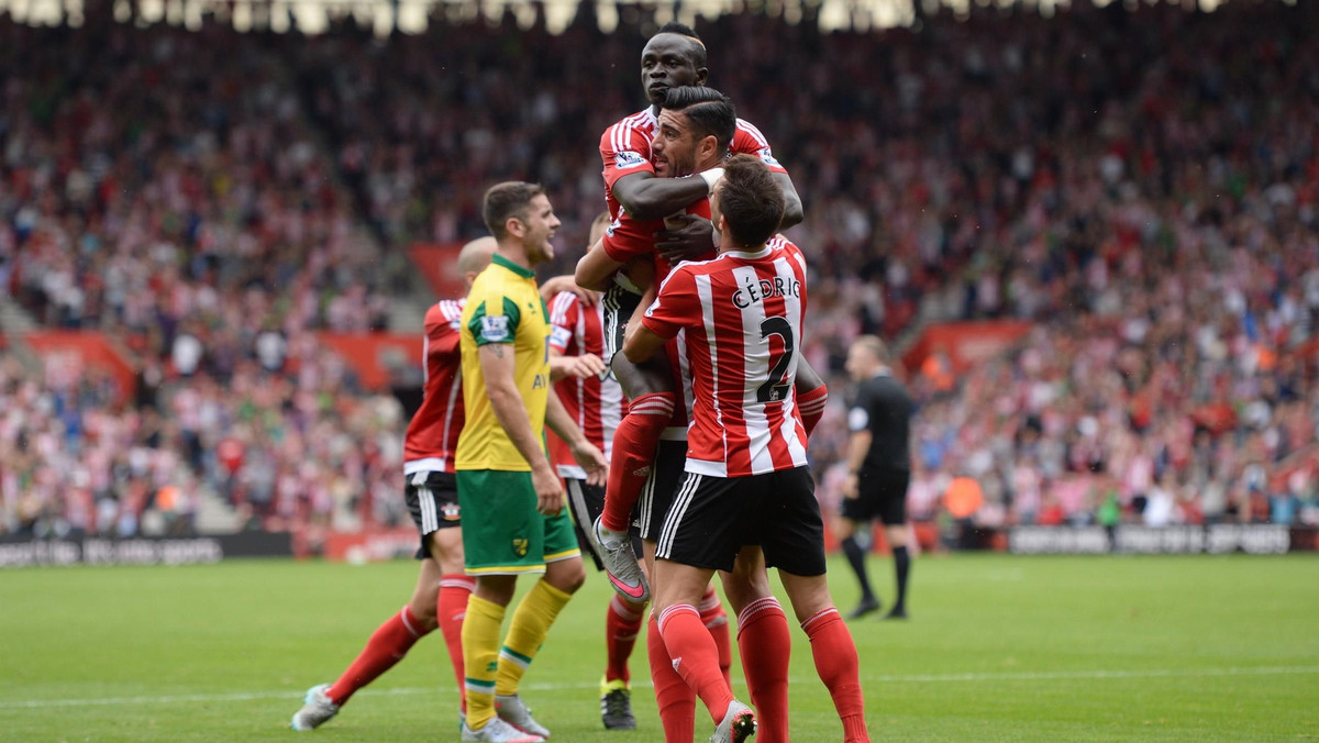Piłkarze Southamptonu mają za sobą pierwszą ligową wygraną w nowym sezonie. Święci bez żadnych problemów ograli 3:0 (1:0) ekipę Norwich City w meczu 4. kolejki Premier League. Kluczowa dla losów spotkania była czerwona kartka dla Stevena Whittakera jeszcze z pierwszej połowy.